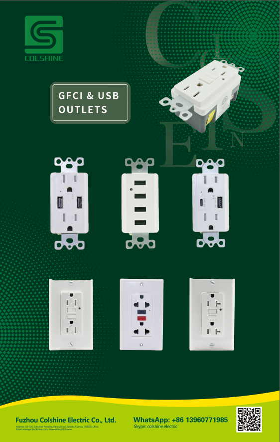 GFCI and USB outlets